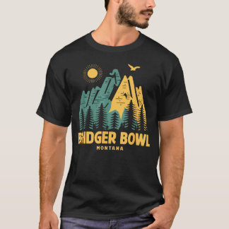 Bridger Bowl Berge Montana Wandern im Freien T-Shirt