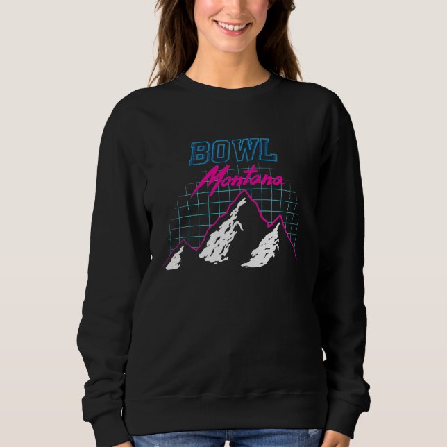 Bridger Bowl Montana  USA Ski Resort  BACK PRINT Sweatshirt (Vorderseite)