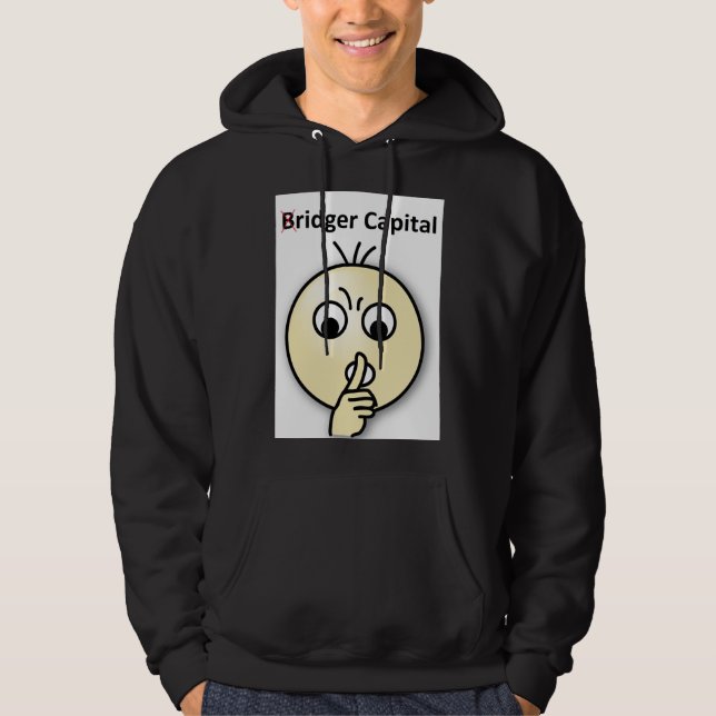 Bridger Hauptstadt… Shh (schwarzer Hoodie) Hoodie (Vorderseite)