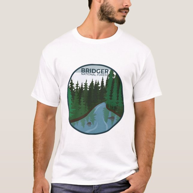 Bridger National Forest T-Shirt (Vorderseite)
