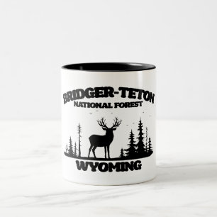 Bridger-Teton-Nationalwald Zweifarbige Tasse