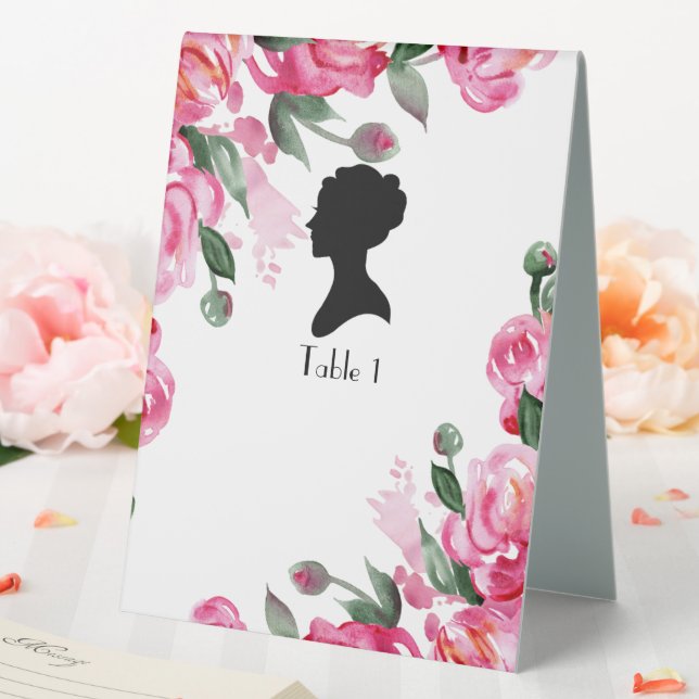 BRIDGERTON FLORAL BRAUTPARTY TISCHAUFSTELLER  (In Situ (Hochzeit))