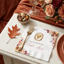Bridgerton Herbst-Brautjungfer-Einladung Floral
