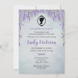 Bridgerton Inspired Spill The Tea Birthday  Einladung