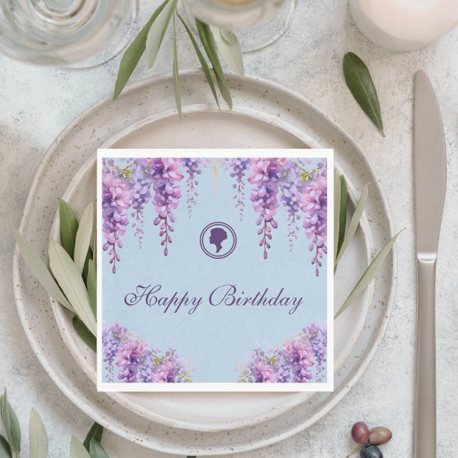 Bridgerton Inspirierte Floral Birthday Napkins Serviette (Von Creator hochgeladen)