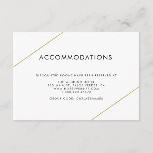 Bridget Geometric Modern Wedding Begleitkarte