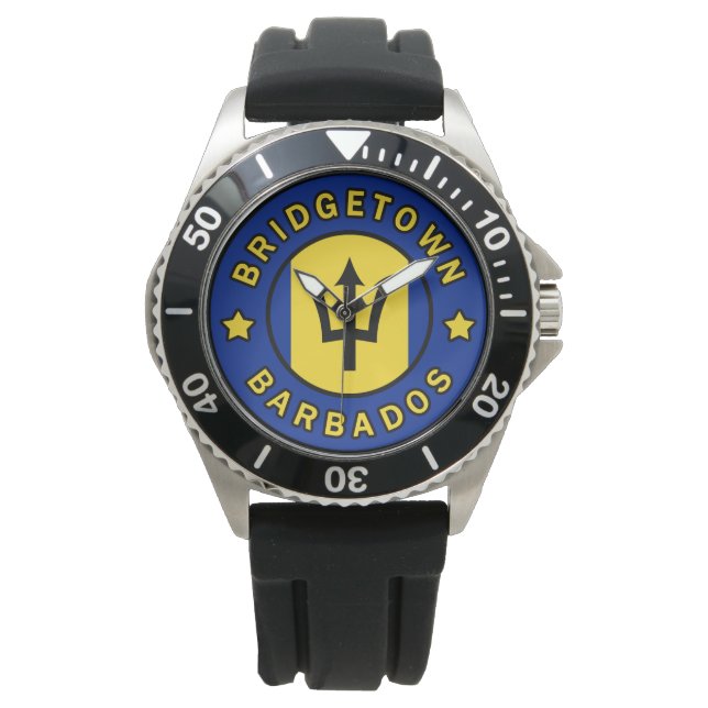 Bridgetown Barbados Armbanduhr (Vorderseite)