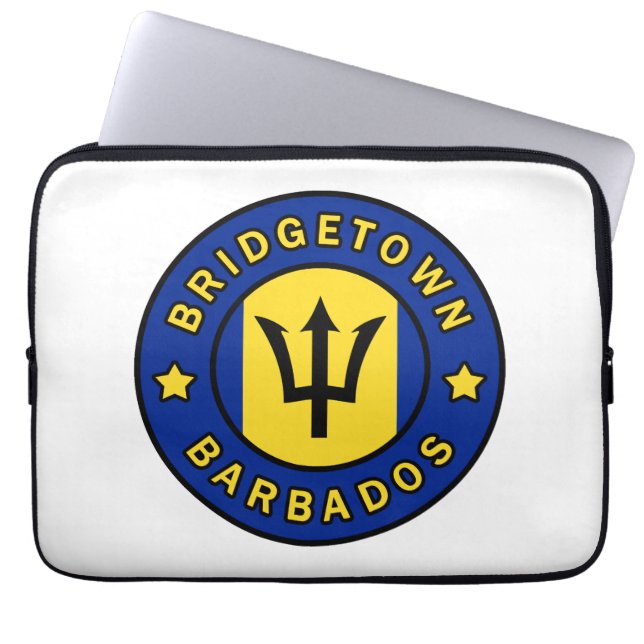 Bridgetown Barbados Laptopschutzhülle (Vorderseite)