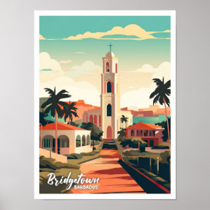 Bridgetown Kirche Santa Maria delle Grazie Poster