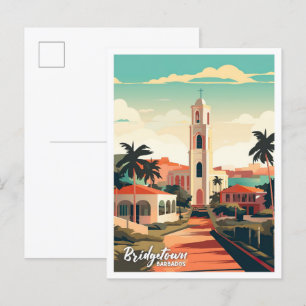 Bridgetown Kirche Santa Maria delle Grazie Postkarte