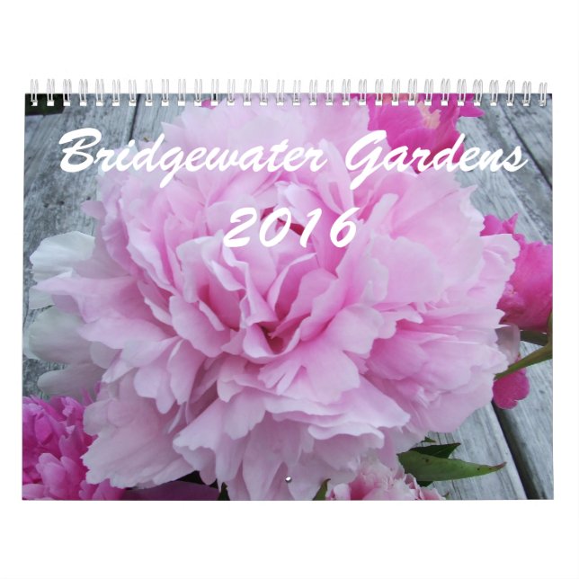 Bridgewater arbeitet 2016 im Garten Kalender (Titelbild)