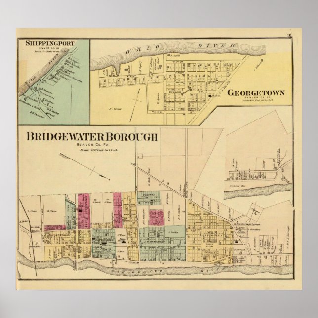 Bridgewater Borough Poster (Vorne)