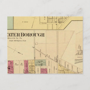 Bridgewater Borough Postkarte