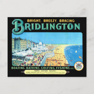 Bridlington am Meer Postkarte