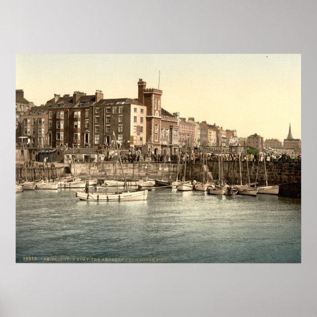 Bridlington Harbour I, Yorkshire, England Poster (Vorne)