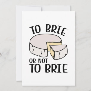 Brie oder nicht Brie Dankeskarte