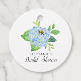 Brie to Bee Blue Hydrangea Brautparty Geschenkanhänger
