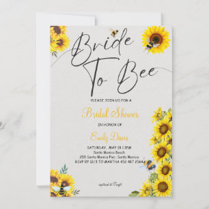 Brie to Bee mit Sonnenblumen & Honey Einladung