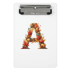 Brief A Herbst Mini Klemmbrett