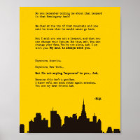 Brief an Asche Bananenfisch