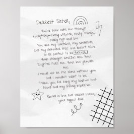 Brief an die Schwester Poster