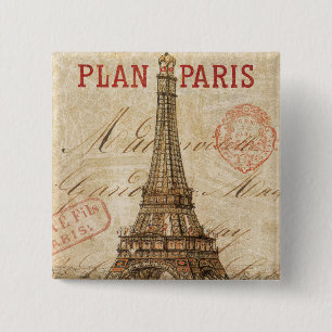 Brief aus Paris Button