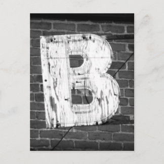 Brief B Postkarte