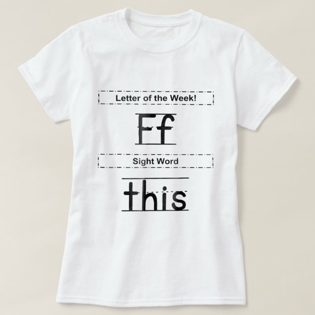 Brief der Woche des Nachts T-Shirt (Design vorne)