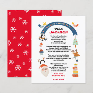 Brief des Weihnachtsmannes vom Nordpol