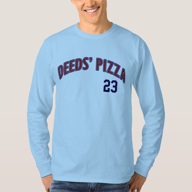 Brief-Pizza, lustiger Film-T - Shirt (Vorderseite)