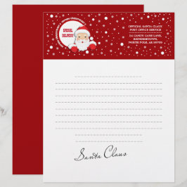 Brief vom Weihnachtsmann. Custom Christmas Letterh Briefbogen