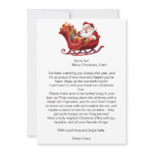 Brief vom Weihnachtsmann