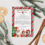 Brief vom Weihnachtsmann Einladung<br><div class="desc">Personalisierter Brief vom Weihnachtsmann. Geben Sie Ihrem Kind in diesem Jahr einen besonderen,  niedlichen Brief vom Weihnachtsmann. Sammlung: https://www.zazzle.com/collections/love_christmas_collection-119212194434211063</div>