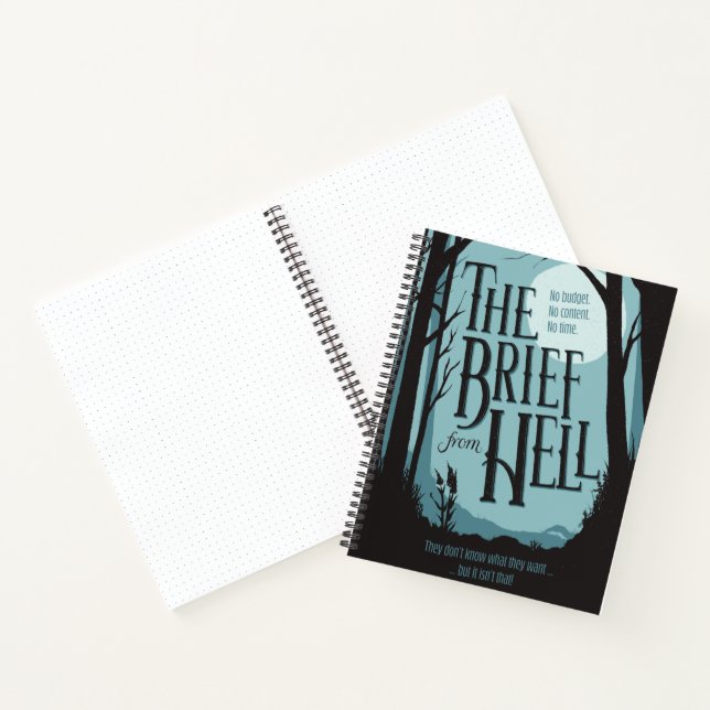 Brief von Hell - Vintages Filmposter Journal Notizbuch (Innenseite)