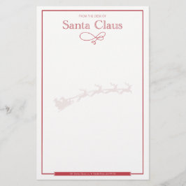 Brief von Santa Nice Blank