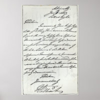 Brief von William IV an Lady Nelson
