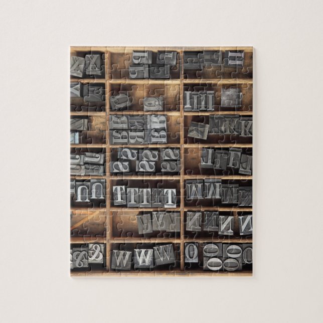 Briefbeschwerermetallart Puzzlespiel (Vertikal)