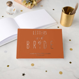Briefe an die Braut Chic Elegante Untergang Gästebuch