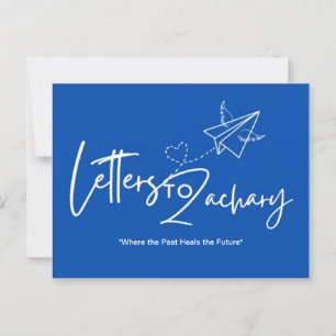 Briefe an die Zachary Postkarte