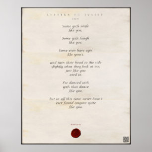 Briefe an Juliet Print 🌹🗡 44/49 Poster