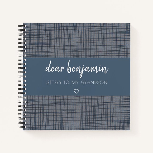 Briefe an mein Enkel Keepake Journal Notizbuch (Vorderseite)