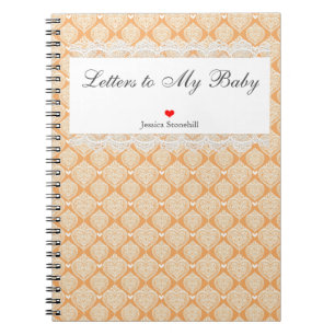 Briefe an meine Babydusche Geschenk Personalisiert Notizblock