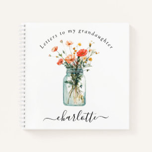 Briefe an meine Enkeltochter-Wildblumen Notizbuch