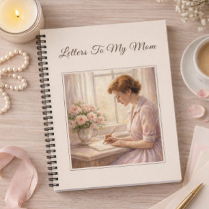 Briefe an meine Mutter   Anpassbares Cover-Journal Notizbuch