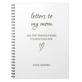Briefe an meine Mutter – Personalisierter Brief Notizblock