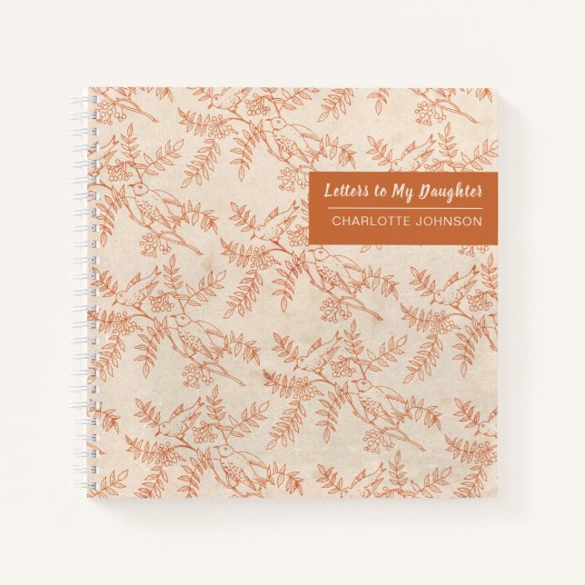 Briefe an meine Tochter, Hübsche Vögel, Sake Notizbuch (Vorderseite)