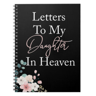 Briefe an meine Tochter im Heaven Noir-Notebook Notizblock