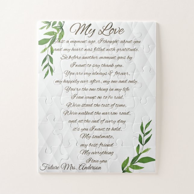 Briefe an meinen zukünftigen Ehemann (Vertikal)