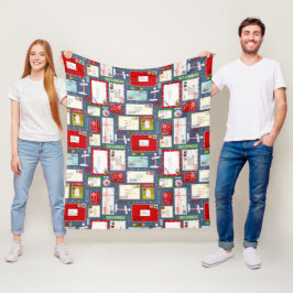 Briefe an Weihnachten Fleecedecke