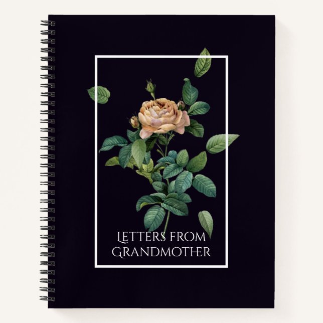 Briefe aus dem Großmutterjournal Notizbuch (Vorderseite)